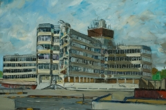 Artist Brian Korteling - HMSO, £550 24x20 Oil on Board at Paint Out Norwich 2015