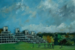 Artist Brian Korteling - Student Digs, £550 24x20 Oil on Board at Paint Out Norwich 2015