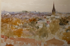 Artist Richard Bond - Autumn Light, Mousehold Heath, £525 15x19 Watercolour on Paper at Paint Out Norwich 2015